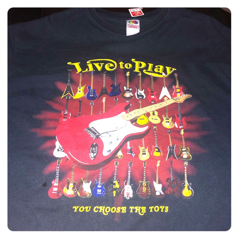 Vintage 🎸 Guitar T Shirt 🎸 90s era Retro